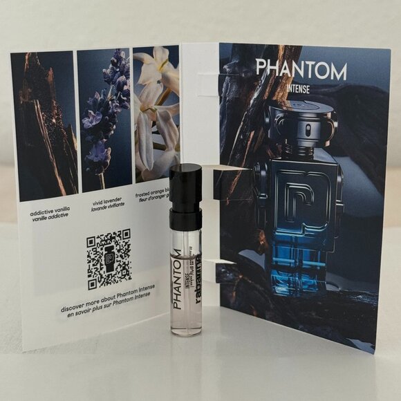 🎩New🎩 Rabanne Phantom Intense Eau de Parfum Natural Spray 0.05 FL OZ, 1.5 mL - Picture 4 of 6